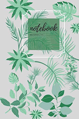 JTB Crafts&PaperConcept - Go Green Together - Notebook - 100 pages (50 sheets) - LINE PAGES - 6 x 9 inches