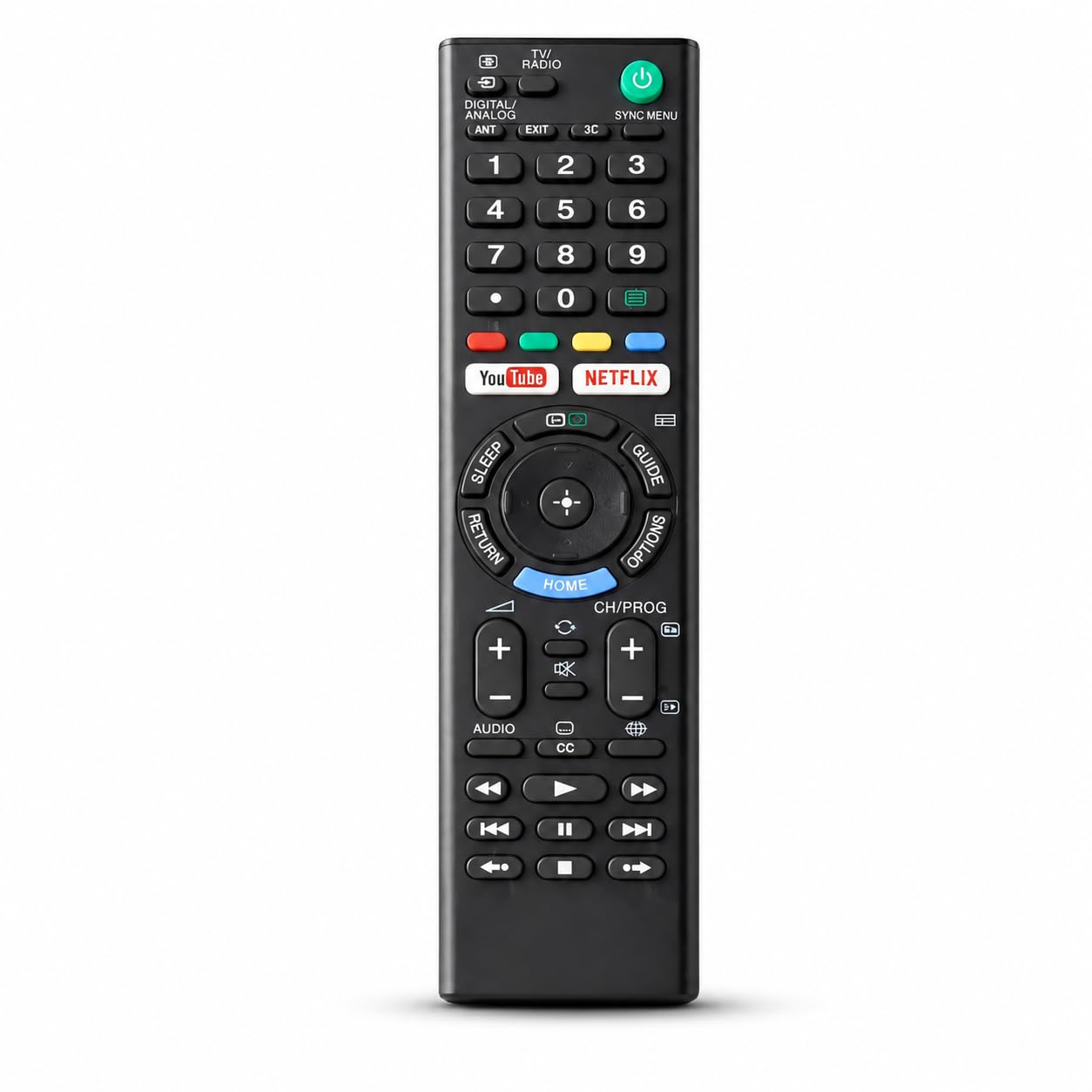 Compatible With Sony Tv Remote Original Bravia LCD LED UHD OLED QLED 4K Ultra HD with YouTube and Netflix Hotkeys. Universal Replacement for Original Sony Smart Android TV Remote Control-image-43