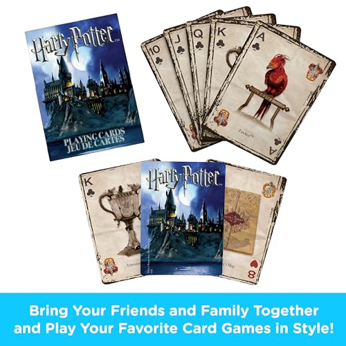 Baraja de Cartas Harry Potter Tamaño Poker miniatura 2