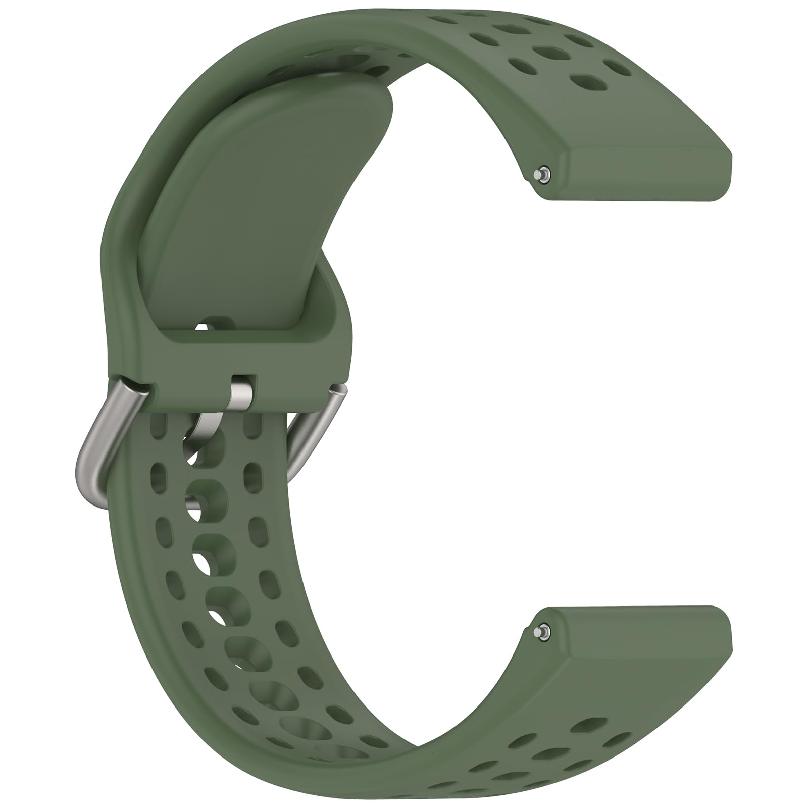 Cinturino di ricambio per Amazfit Bip 6/Bip 5, 22 mm, in silicone, a sgancio rapido, per smartwatch Amazfit GTR 4/3/3 Pro/2/2e/GTR da 47 mm (senza tracker)
