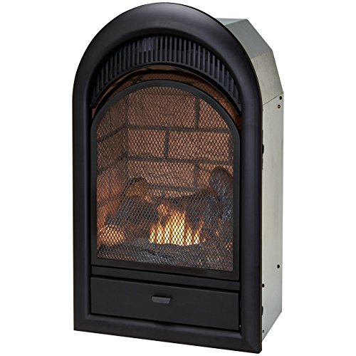 Duluth Forge Dual Fuel Vent Free Insert-15,000 BTU, T-Stat, Brick Liner Fireplace Insert