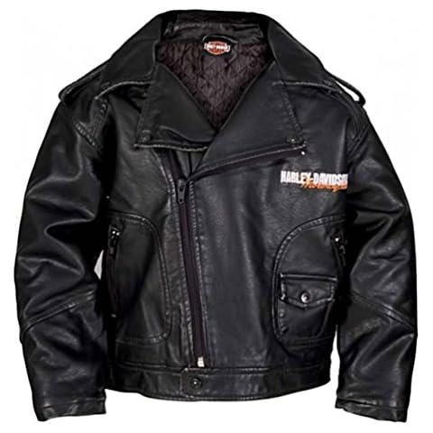 Chaqueta de piel sintética para motero Upwing Eagle para niño Cover