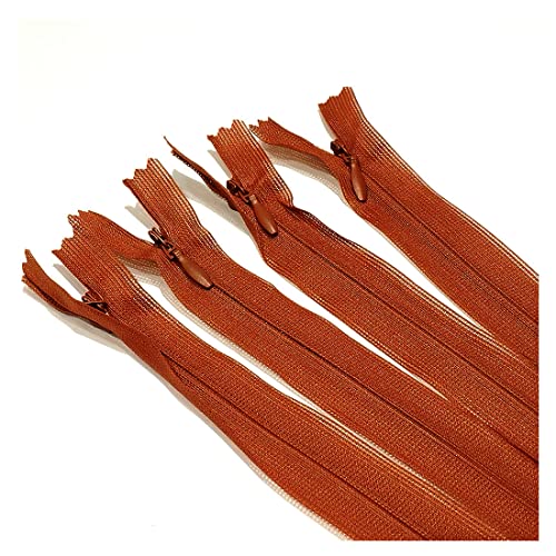 Pack of 10 Invisible Closed Zippers, Zippers in Many Sizes and Colors #3, Fine, Elegant and Discreet Zipper to Sew On Clothes - Image 3