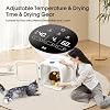 LUCKY NAVI Automatic Pet Dryer Box for Cats and Small Dogs, Ultra Quiet 62L Big Capacity Dog Dryer Box, Cat Dryer Cage with Smart Temperature Control, 360 Pet Dryer Box(62.0L)