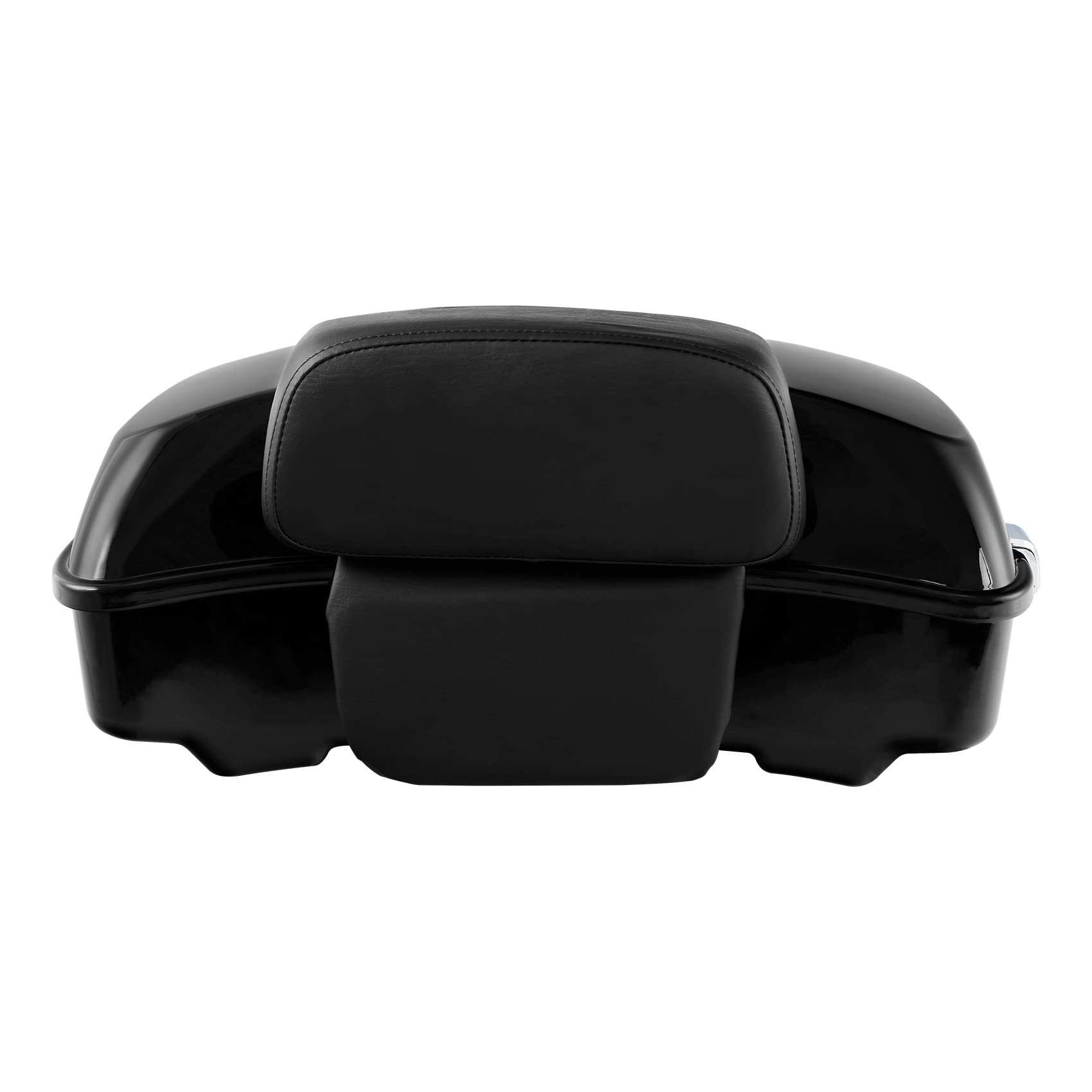 Green-L Chopped Tour Pack Trunk with Black Latch Backrest Pad Fit for Harley Road King Street Electra Glide 2014-2025 Touring Models