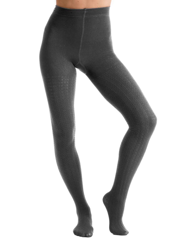 Couture HosieryCable Knit Fleece Tights