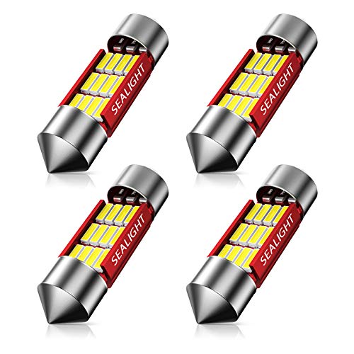 SEALIGHT DE3175 31MM Led Interior Car Lights DE3021 DE3022 DE3023 Festoon led Dome light Map bulb License Plate Lights 4014 SMD Chips 6000K White