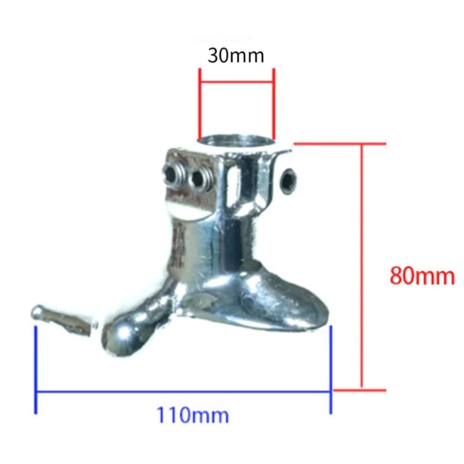 Cabezal Adaptador para Cambiador de Neumáticos de Motocicleta Remoción de Neumáticos con Material de Acero Aleado Protector Nylon Y Instalación Fácil, Adaptador de 30 Mm