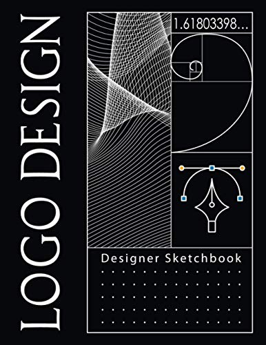 Logo Design: sketchbook designer, Large dotted Notebook for Logo Design Sketching - 120 Pages, 8.5"