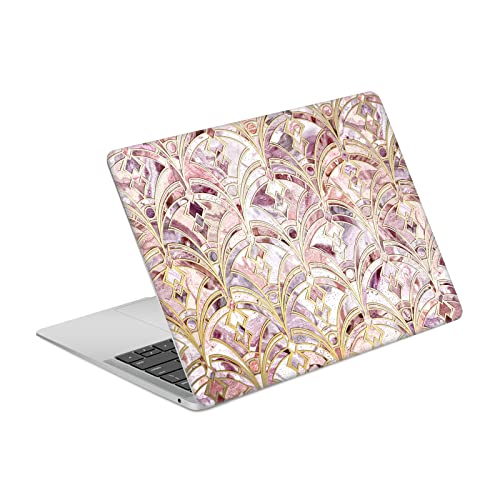 Skin vinyle MacBook Air 13.3 au design Art Deco marbré chic pour le bureau