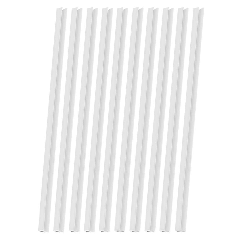 KIMISS PVC Strengthening Strip Hard Tape for Greenhouse Glass Sealing - 10 Pack of Essential Greenhouse Accessories