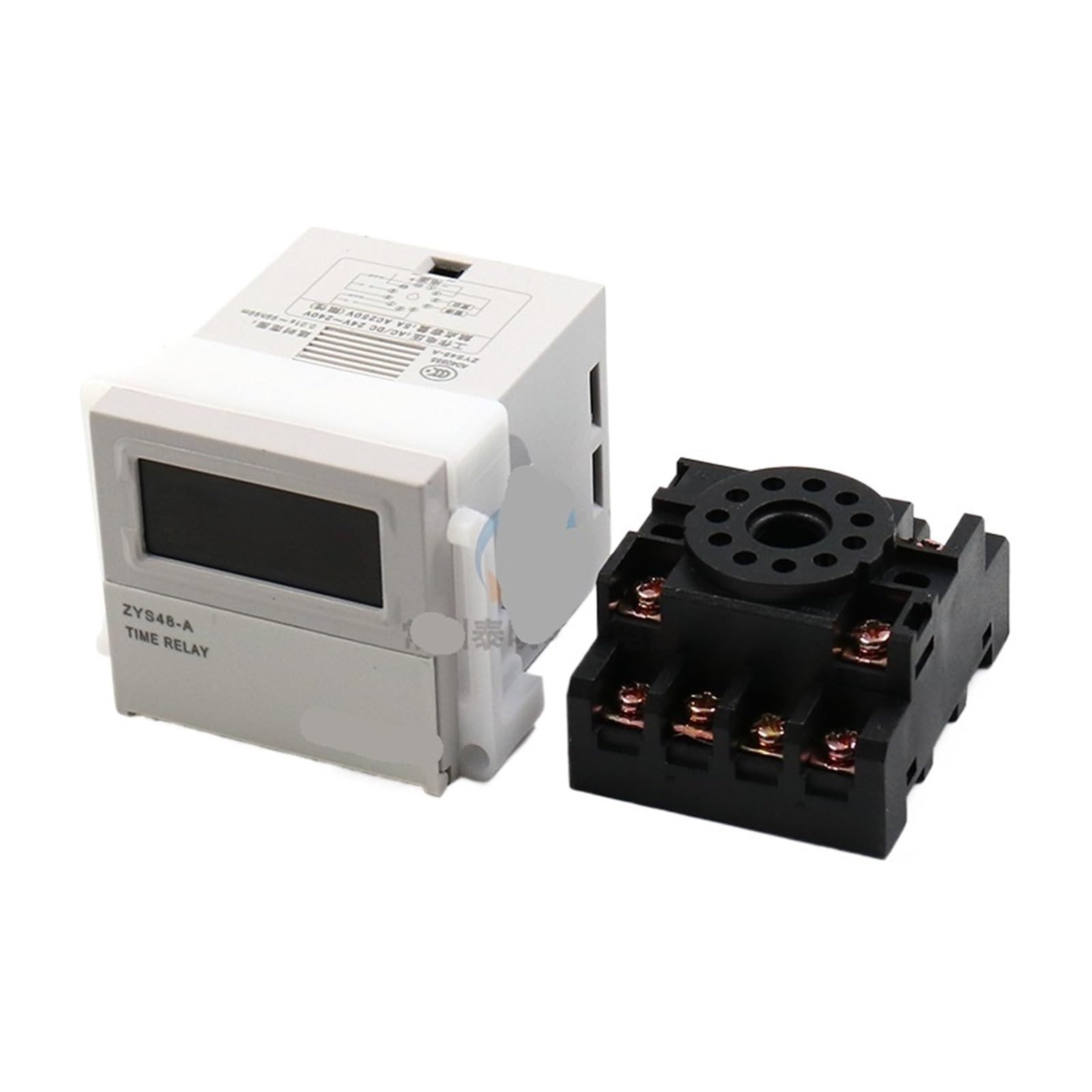 Display digitale elettronico 2 set di controller relè tempo di ritardo 220V24V ZYS48-A con ripristino e pausa