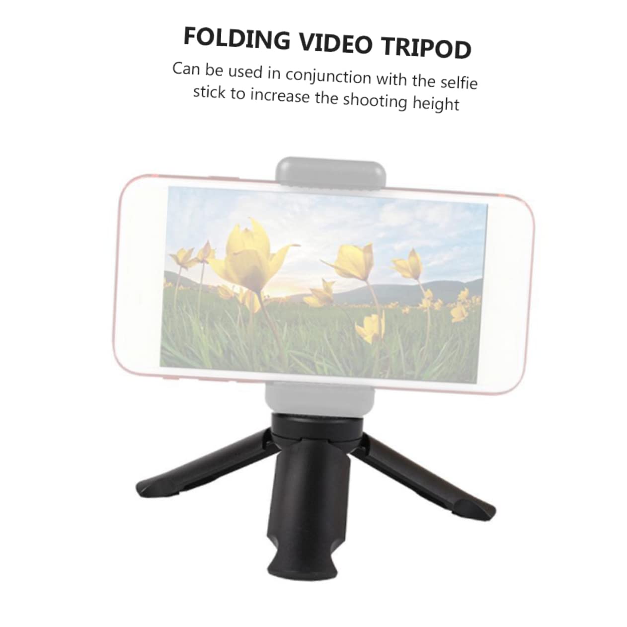 Veemoon 4piezas Tripié De Mesa para Cámara y Teléfono Soporte Portátil para Fotografía y Streaming