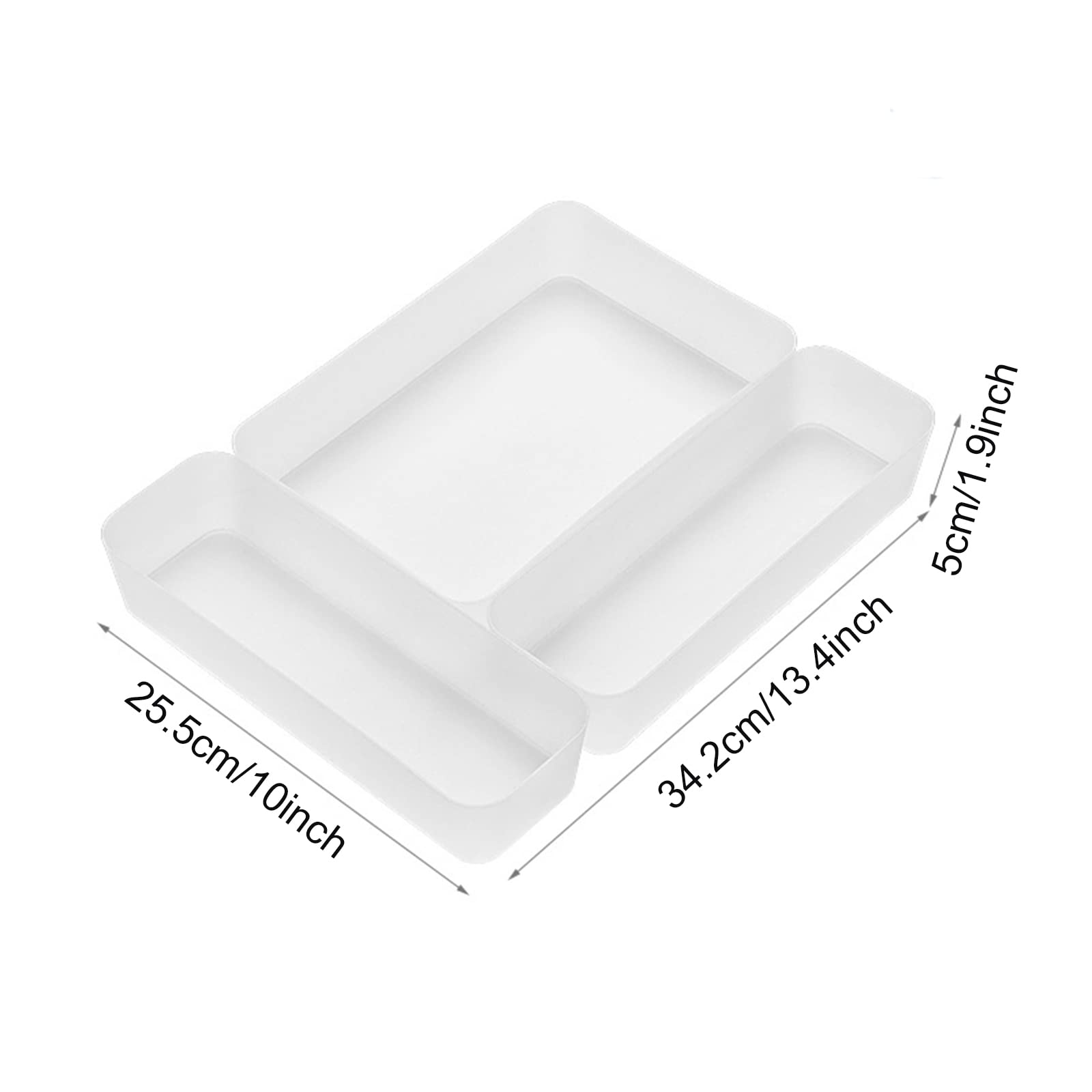Questo Organizer per cassetti, Vassoio portautensili, Organizer da Cucina, Porta Posate, contenitori per scrivania, Armadio, Bagno, Ufficio