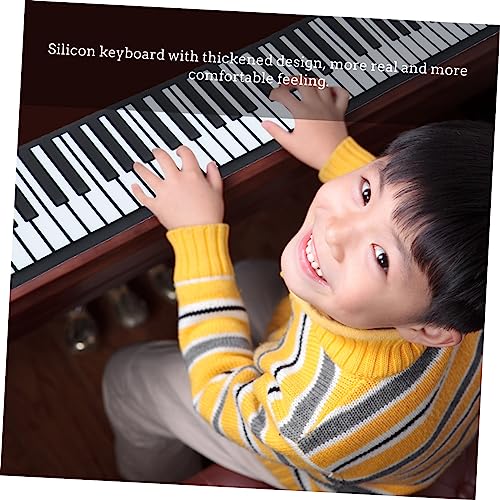 TOYANDONA 1 Jeu De 88 Rouleaux 88 touches de piano instrument de musique piano pour débutant piano électronique roulé à la main piano roulé à la main Piano pliable 88 touches Plastique Black - Les Beatles, Paul McCartney, John Lennon, RIngo Starr, George Harrison TOYANDONA 1 Jeu De 88 Rouleaux 88 touches de piano instrument de musique piano pour débutant piano électronique roulé à la main piano roulé à la main Piano pliable 88 touches Plastique Black – Image 4