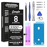 [3300mAh] Battery for iPhone 8, (2022 New Version) Conqto Upgrade Ultra-High Capacity 0 Cycle...