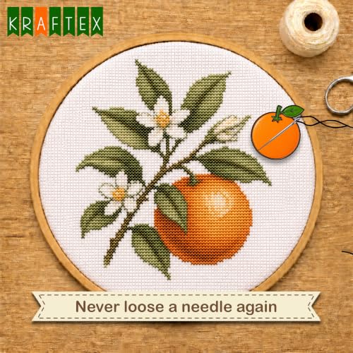 Image of Kraftex Magnetic Needle Minder. Needleminder for Embroidery & Sewing. Cute Needlepoint Accessories. Magnetic Needle Holder for Cross Stitch. Cute Magnet Pin Gift