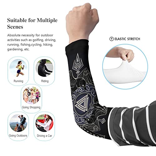 Manches compression bras anti-UV refroidissement athlétique 3D
