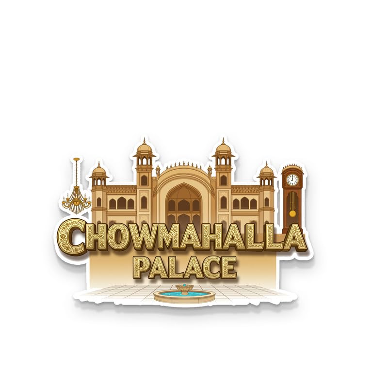 Image of Chowmahalla Palace Fridge Magnets, Glossy Finish, Stylish Magnet for Fridge, Wardrobe & Metal Surfaces
