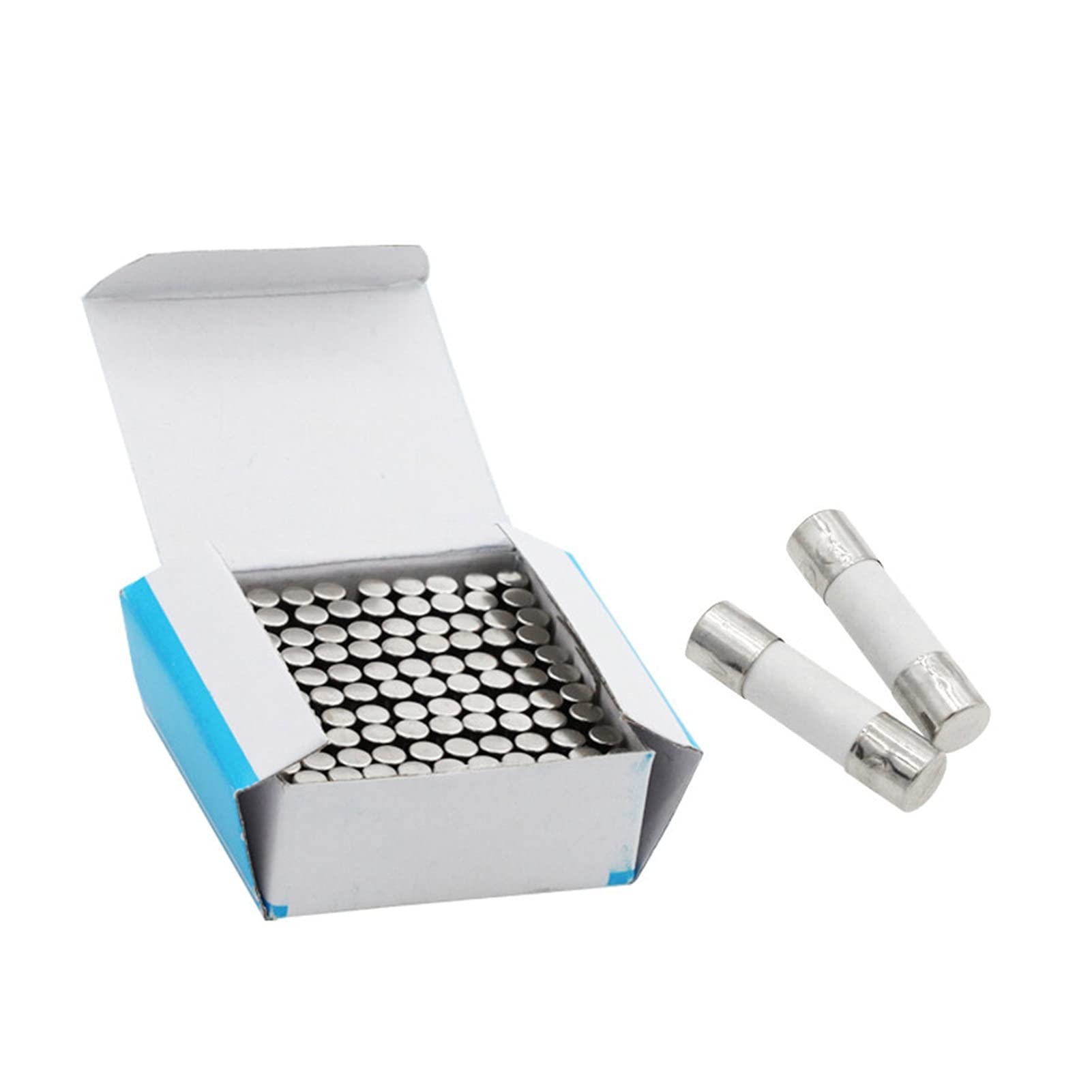 Bezpiecznik 10 sztuk/partia 5 x 20 mm 6 x 30 mm szybkie wydmuchiwanie rurek bezpieczników 250V 0,10,2 0,3 0,5 1 2 3 4 5 6 8 10 15 20 25 30 A bezpiecznik ceramiczny (5x20 5 A)