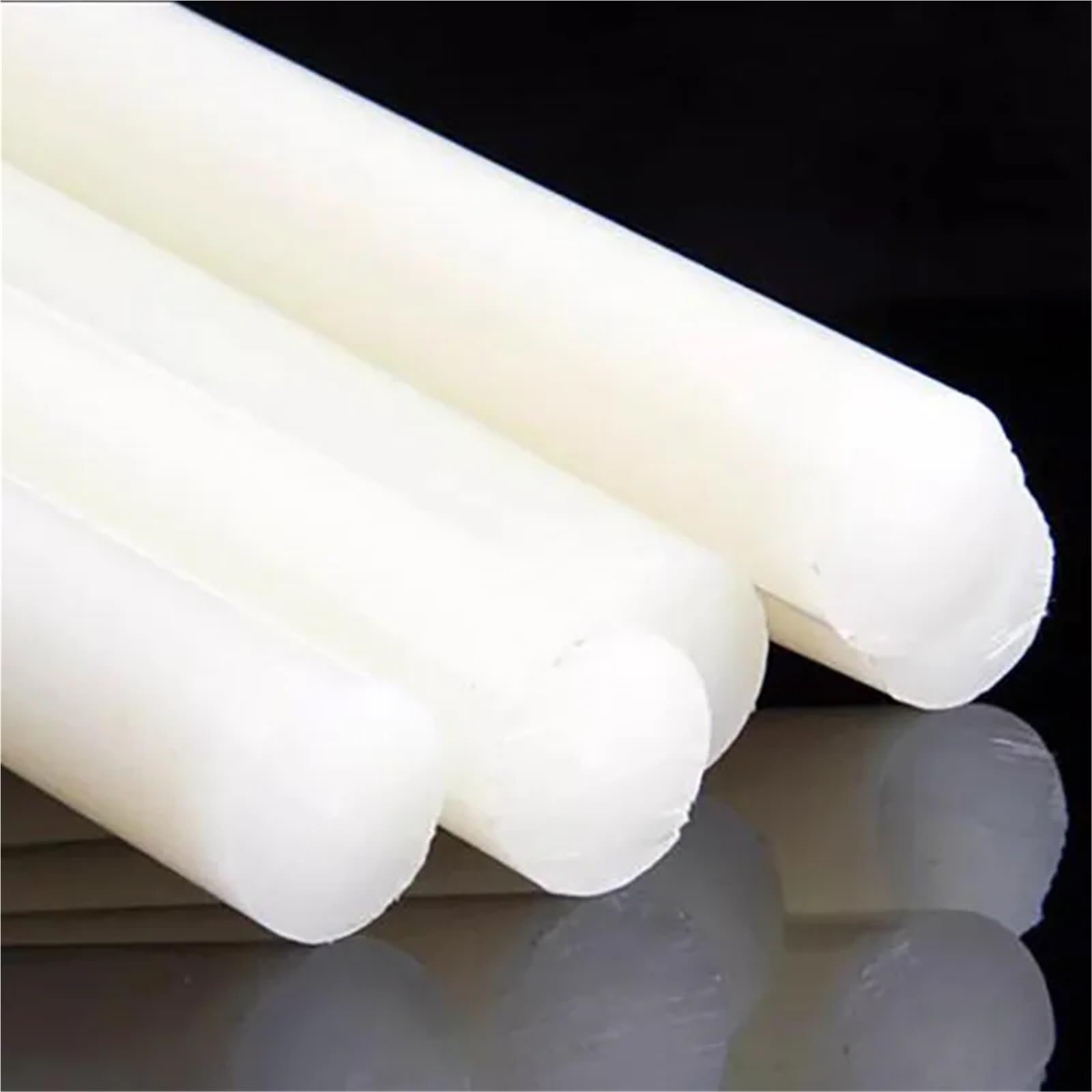 Asta Di Nylon Barre tonde in nylon Aste 4mm 5mm 6mm 8mm 10mm 12mm 15mm 20mm 25mm 30mm 35mm 40mm 45mm 50mm 55mm 60mm 65mm 70mm 80mm 90mm 100mm per Progetti(Length 250mm 1pc,4mm)