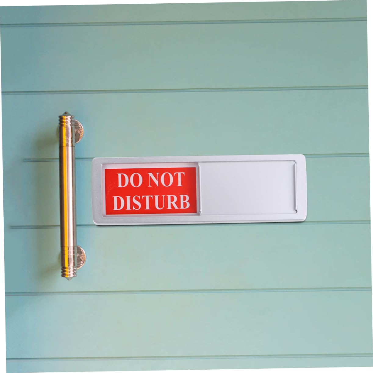 Angoily 12 Piezas Carteles para Puerta de Hotel y Oficina Señal Deslizante Magnética de Privacidad Diseño Plateado Fácil Instalación y Reutilizable para Habitaciones y Baños