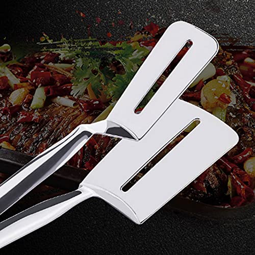 Pinzas de Cocina Pinzas para Alimentos, Pinzas de Cocina de Acero para cocinar, Barbacoa, Tijeras para Servir Pinzas Alicates para bufet,Flexibles para Usar,Tamaño:24cm