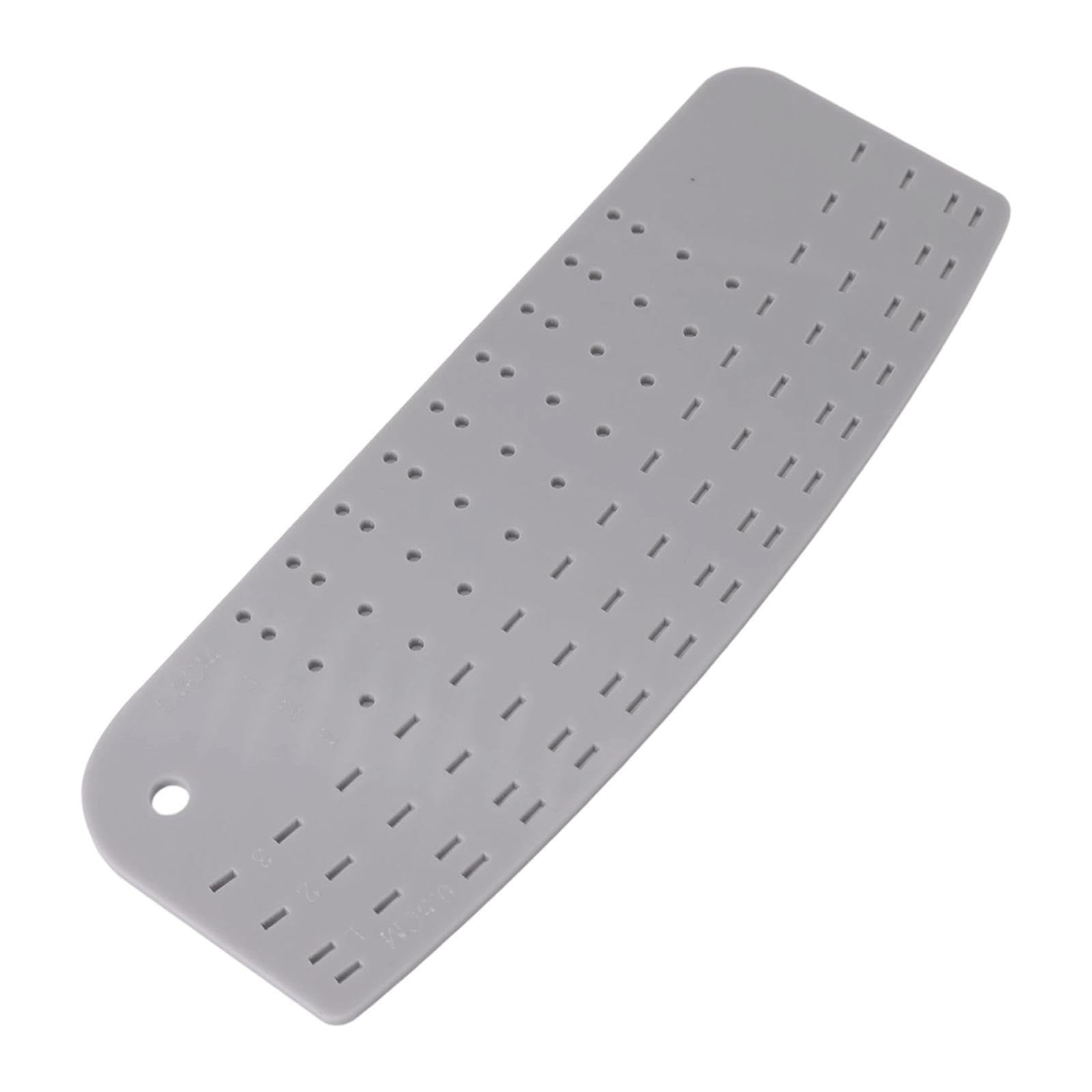 Hot Hem Ruler Fabric Ironing Tool Quilting Dressmaker Ruler Hemming Template Gray-image-39