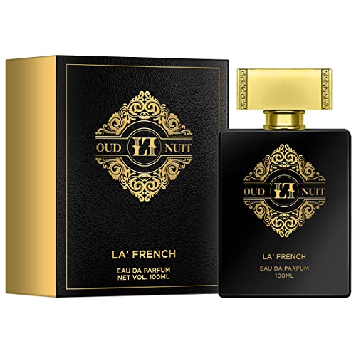 Image of La French Oud Perfume 100ml Unisex Perfume for Men & Women, Eau De Parfum, Premium Arabic & French Long-Lasting Fragrance Scent, Best Date Night Fragrance for Men, Best Gift for Men and Women (Oud Nuit)