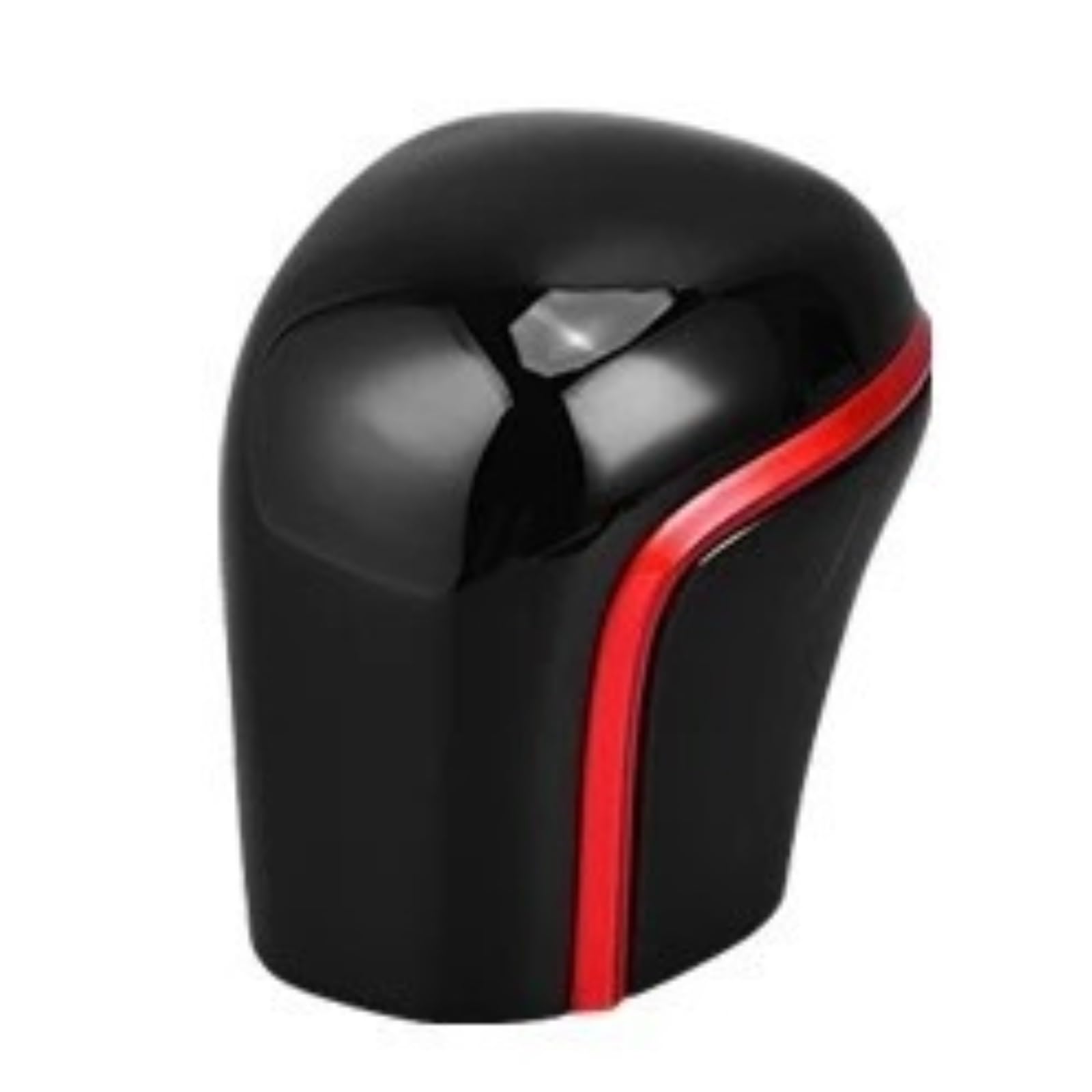 DWTNMEX Gear Shift Knob for Toyota for Avalon for Corolla for Levin for Allion 2018-2025 Carbon Fiber Gear Shift Knob Cover Lever Stick Head(Red Bright Black)