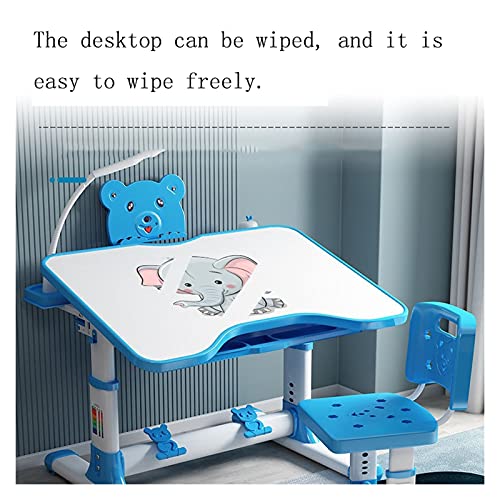 studiebalie Studiebalie Student Home Huiswerk Bureau Opgeheven en verlaagd Tafel en stoel Set Multifunctioneel Schrijfbureau Kinderbureau Studiebalie Slaapkamer met laden - Afbeelding 4