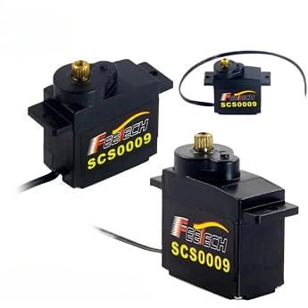 SCS009 3pcs 5.5 kg Servo, 9g Metal Gear for RC Helicopter Robot