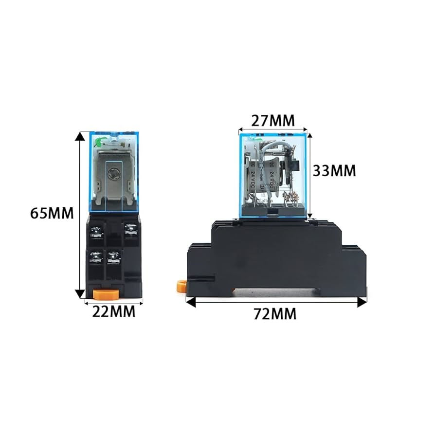 【mi】OhmNanon Amazon.com: MY2NJ MY3NJ MY4NJ DIN Rail Small Electromagnetic