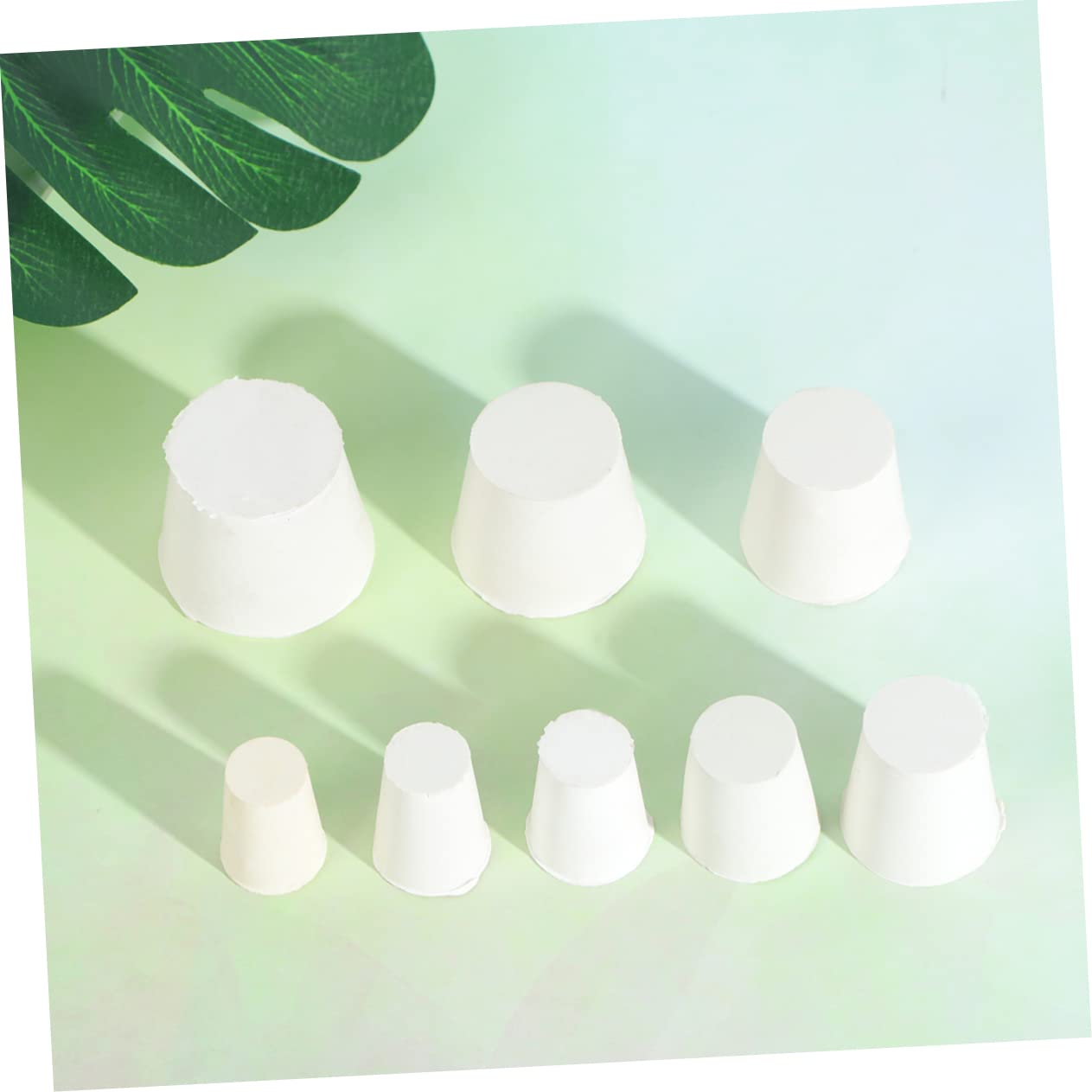 Veemoon High Temperature Resistance 16pcs Solid Rubber Plug Waterproof Bottle Stoppers for Home Store Party