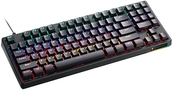Thunderobot KG3089C Wired Mechanical Keyboard, angled view