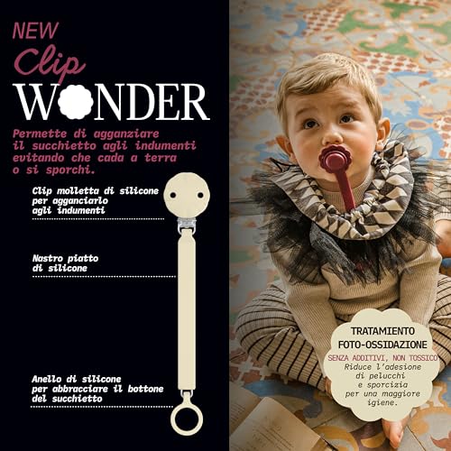 Clip Portaciuccio Wonder Champagne Suavinex 1 Pezzo - 4