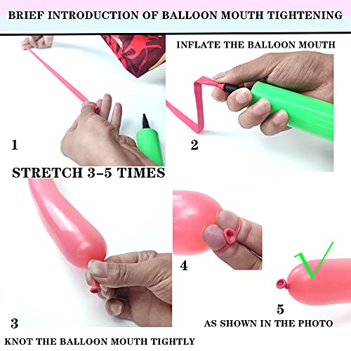 Lxzfcrg LXZFCRG-004 260 Balloons, Premium Long Balloons Latex Twisting Balloons thumb #3