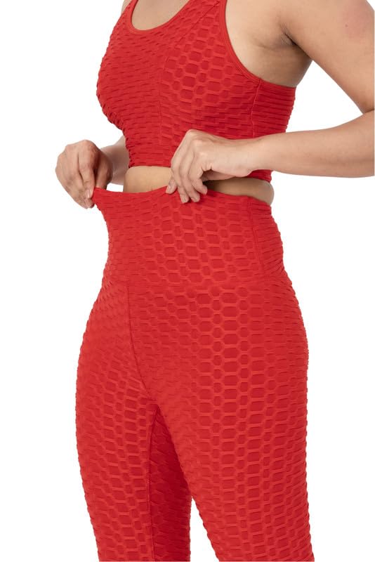 Image of Anti-Cellulite | Squat-Proof | Workout Leggings for Women| 4-Way Stretch | Women Sports Wear | Anti Slip | Active Wear for Women | Sports Leggings
