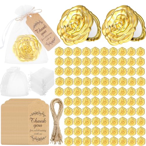 Miroir de poche rose en lot de 96 pour éviter le manque de cadeaux invités