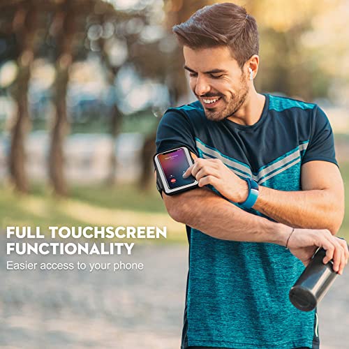 Newppon Cell Phone Running Armband :With Airpods Pro Holder Case For Iphone Pro Max Plus Mini Se (14/13/12/11/X/Xs/Xr/8/7) Galaxy Ultra Plus Edge Note (22/21/20/10/9/8) & Key Pocket & Adjustable Strap #TOP5