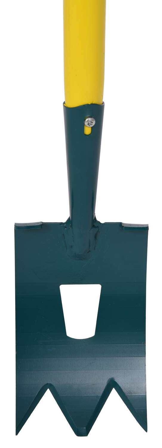 Leborgne, Binette Trident Naturovert, Écologique et Ergonomique, Vert, Manche extra-long de 150 cm pour prévenir du mal de dos, Outil pour désherber de manière très intensive les terrains nus.