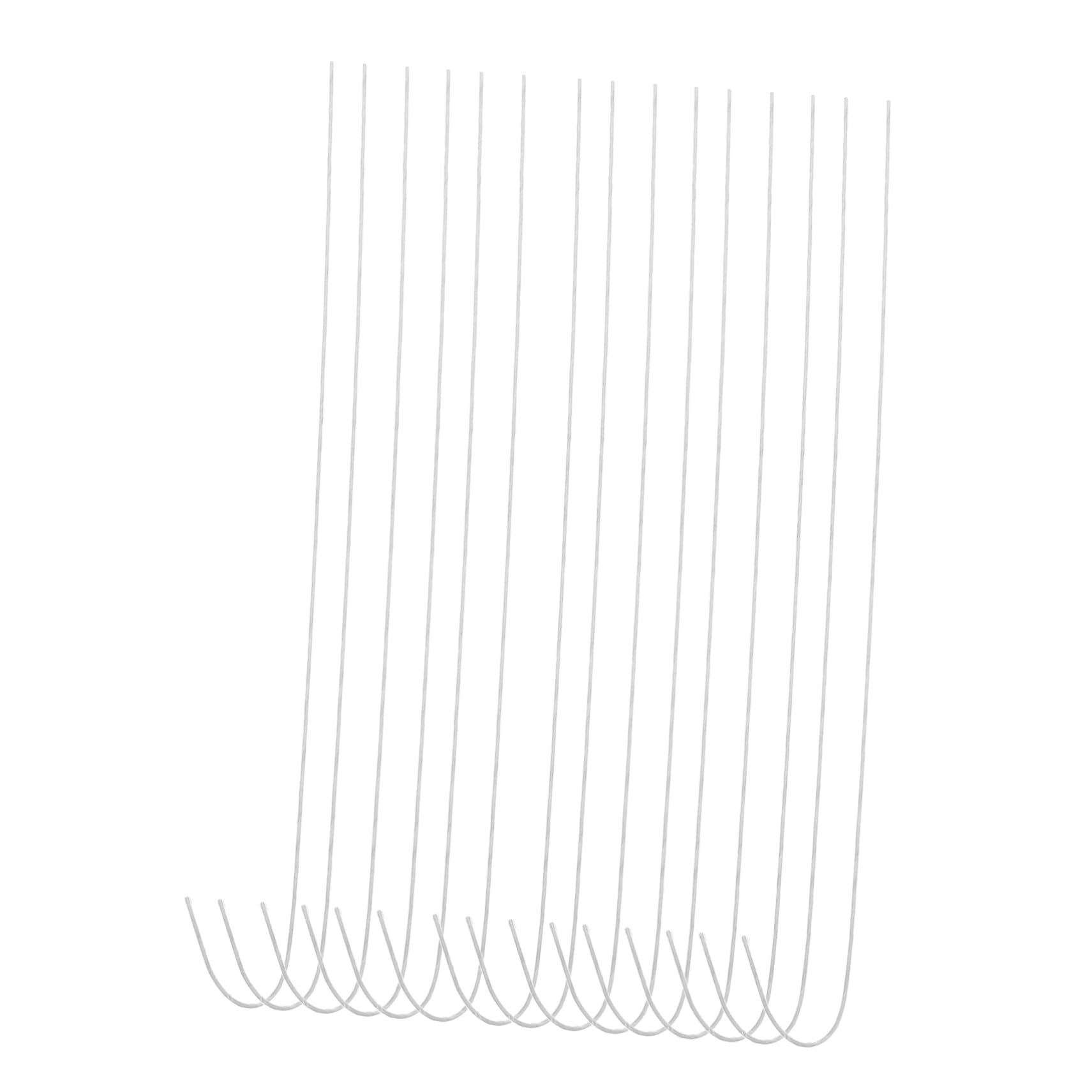 Tofficu 100pcs White Floral Wire for Flower Arrangements Floral Stem for DIY Craft Supplies Floral Crafting Wire Flower Arrangement Tools