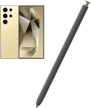 Galaxy S24 Ultra S Pen Replacement Compatible with Samsung Galaxy S24 Ultra,S24 Stylus Pen for Galaxy S24 Ultra Touch S Pen,US Version,WithoutBluetooth(Yellow Gold)