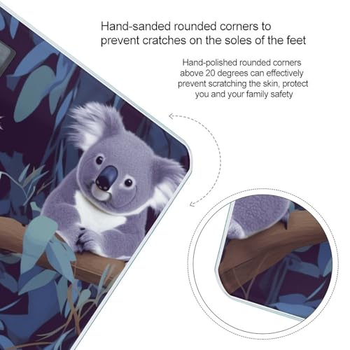 Báscula digital de baño Lovely Koala con pantalla LCD miniatura 4