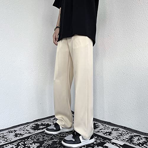 Pantalón clásico para hombre pierna ancha sin plancha talla large miniatura 3
