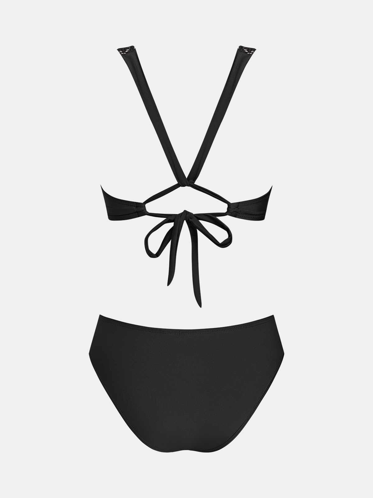 CUPSHE Maillot de bain une pièce monokini pour femme avec décolleté plongeant et bretelles réglables