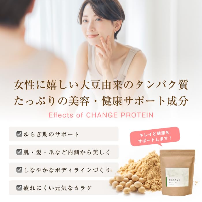 Amazon.co.jp: ソイプロテイン シェイカー付き 女性 チェンジ