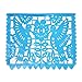 Neumx 2 Pack Mexican Banner Multi- Colored Papel Picado Party Garland Decorations 19 Feet Long & 10 Plastic Panels Each Banner