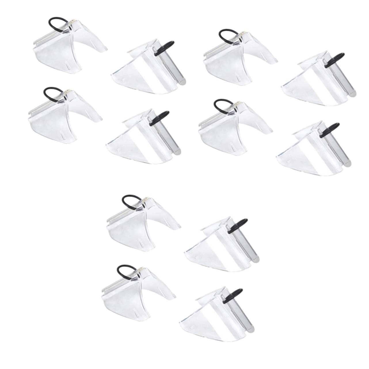 Protectores laterales for gafas de seguridad,Protector lateral transparente for seguridad,6 pares de protectores de flanco Gafas de seguridad Protectores laterales Protección for los ojos Protectores