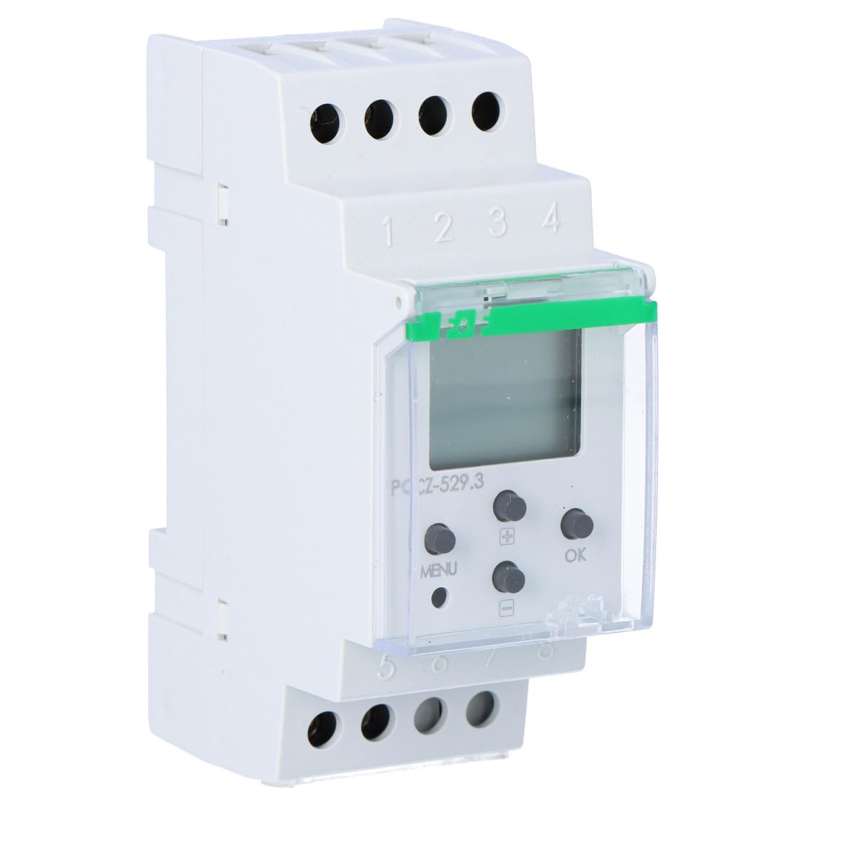 Horloge de commande numérique annuelle 16A monocanal 24-264V AC/DC PCZ-529